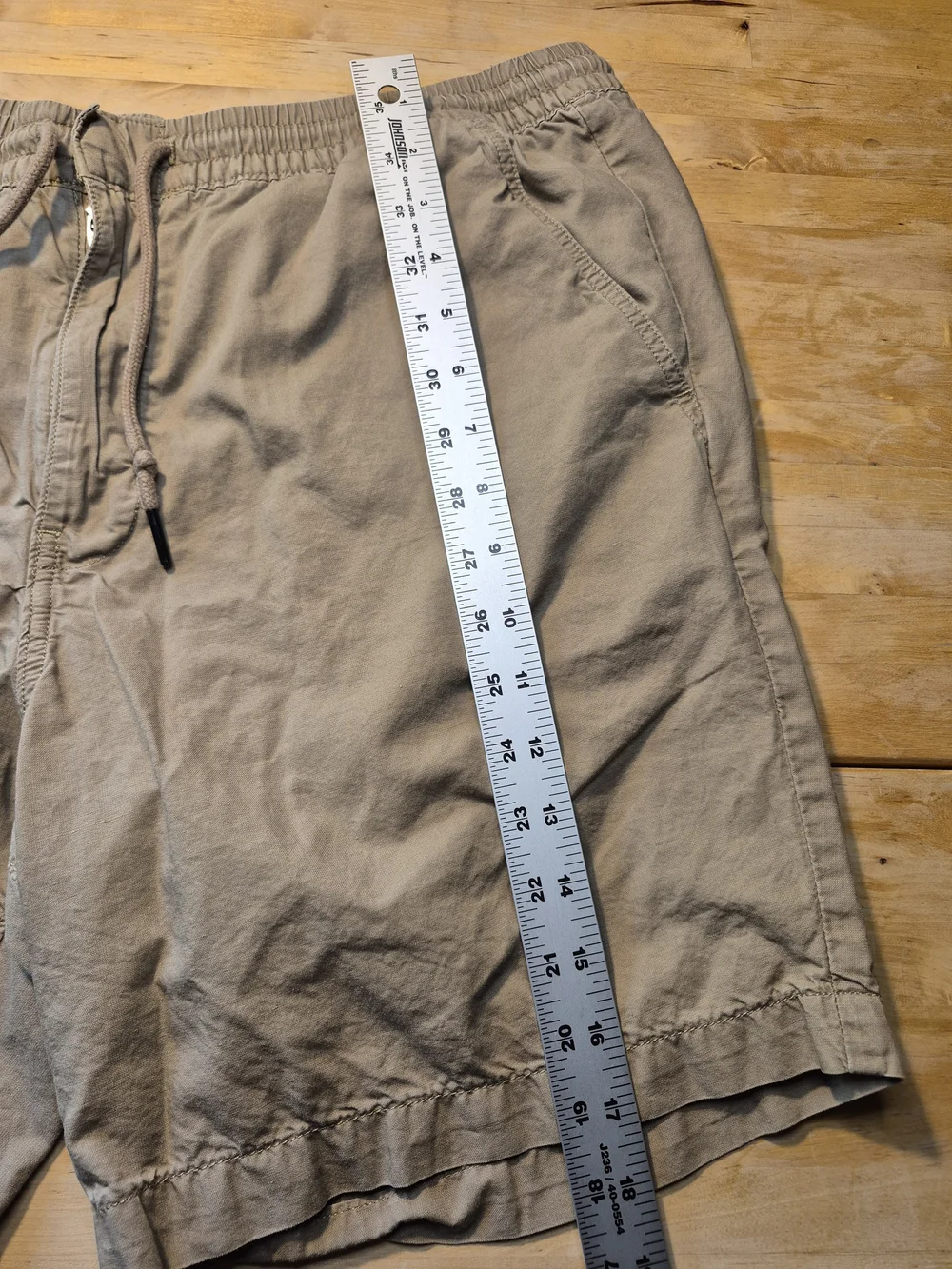 Patagonia Men's Light Khaki Elastic Waist Shorts